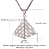 Egyptian Pyramids Pendant Men Stainless Steel