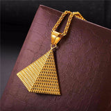 Egyptian Pyramids Pendant Men Stainless Steel