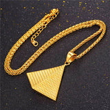 Egyptian Pyramids Pendant Men Stainless Steel