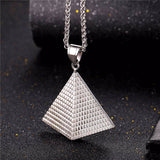 Egyptian Pyramids Pendant Men Stainless Steel