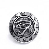 Men's Boys Egyptian Eye of Horus Ra Udjat Ring
