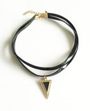 Leather Collar Necklace Double Egyptian Vintage Fashion Jewellery