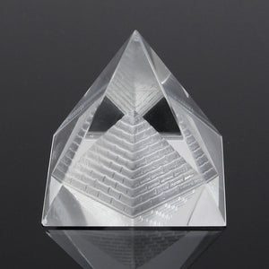 Fashion Egypt Egyptian Natural Crystal Clear Quartz Pyramid