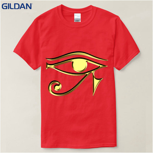 Tops Tees 100% Cotton Men's The Eye Of Horus Ra Egyptian