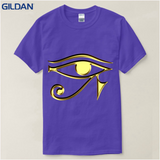 Tops Tees 100% Cotton Men's The Eye Of Horus Ra Egyptian