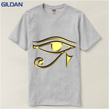 Tops Tees 100% Cotton Men's The Eye Of Horus Ra Egyptian