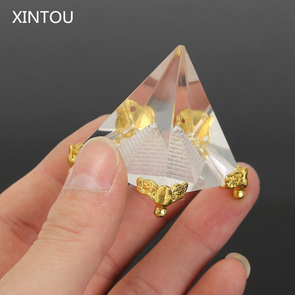 Energy Healing Crystal Glass Egypt Egyptian Pyramid