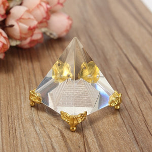 Energy Healing Crystal Glass Egypt Egyptian Pyramid