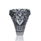 Men's Stainless Steel Ring Egyptian Pharaohs Eye of Horus