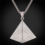Egyptian Pyramids Pendant Men Stainless Steel