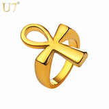 Ankh Ring Egyptian Cross Key of the Nile