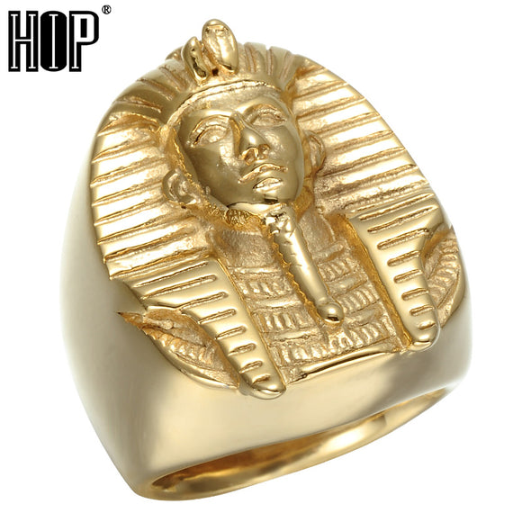 Gold Color Mysterious Egyptian Pharaoh Rings