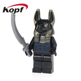 Single Sale Pharoah's Medieval Egyptian Mummy Super Heroes Action Figures Building Blocks Collection Toys for children