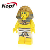 Single Sale Pharoah's Medieval Egyptian Mummy Super Heroes Action Figures Building Blocks Collection Toys for children