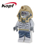 Single Sale Pharoah's Medieval Egyptian Mummy Super Heroes Action Figures Building Blocks Collection Toys for children
