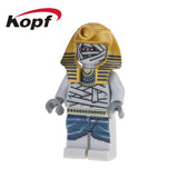 Single Sale Pharoah's Medieval Egyptian Mummy Super Heroes Action Figures Building Blocks Collection Toys for children