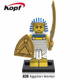Single Sale Pharoah's Medieval Egyptian Mummy Super Heroes Action Figures Building Blocks Collection Toys for children