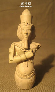 High quality action figure ancient Egyptian Pharaoh Tutankhamun Egypt Cleopatra Princess bust model doll home decorations
