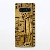 queen egyptian ramses King Tut Pattern Clear hard Phone Case