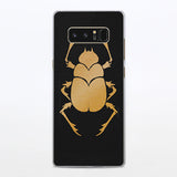queen egyptian ramses King Tut Pattern Clear hard Phone Case