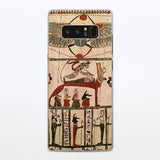 queen egyptian ramses King Tut Pattern Clear hard Phone Case