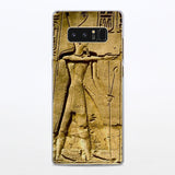 queen egyptian ramses King Tut Pattern Clear hard Phone Case