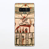 queen egyptian ramses King Tut Pattern Clear hard Phone Case