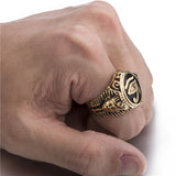 Men's Stainless Steel Ring Egyptian Pharaohs Eye of Horus