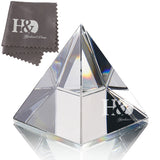 2.4'' Egypt Egyptian Shape Crystal Pyramid Ornament