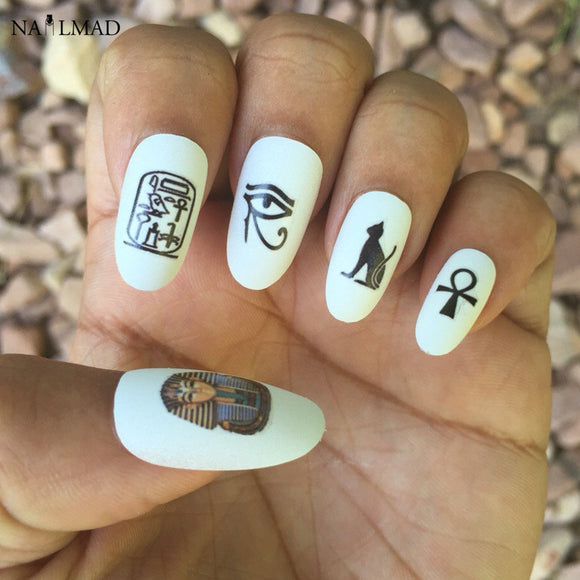 1 sheet Egyptian 3D Nail Art Stickers