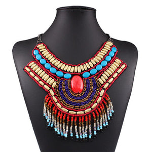 Women vintage choker necklaces Egyptian