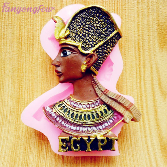 King Egyptian pyramid picture chocolate candy jelly silicone