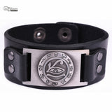 Ancient Egyptian Myths Isis Leather Bracelets Eye of Horus