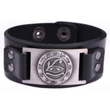 Ancient Egyptian Myths Isis Leather Bracelets Eye of Horus