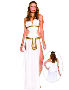 White Sexy Egyptian Cleopatra Costume Ladies Cleopatra Roman