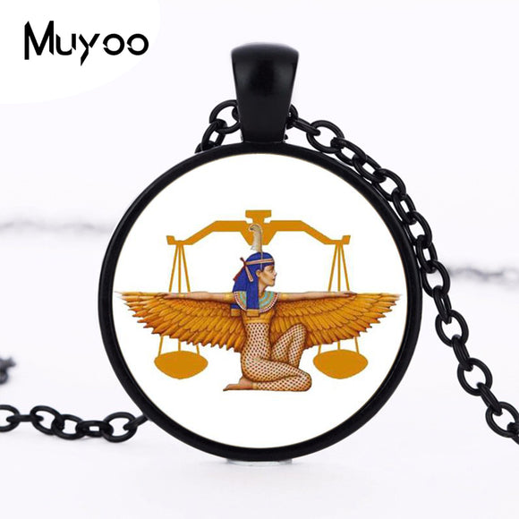 Egyptian Goddess Logo Pendant Necklace