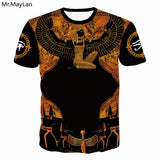 Ancient Egyptian Pharaoh Print 3D Men T-shirt