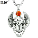 Punk Amulet Pendant Egyptian Scarab Rebirth